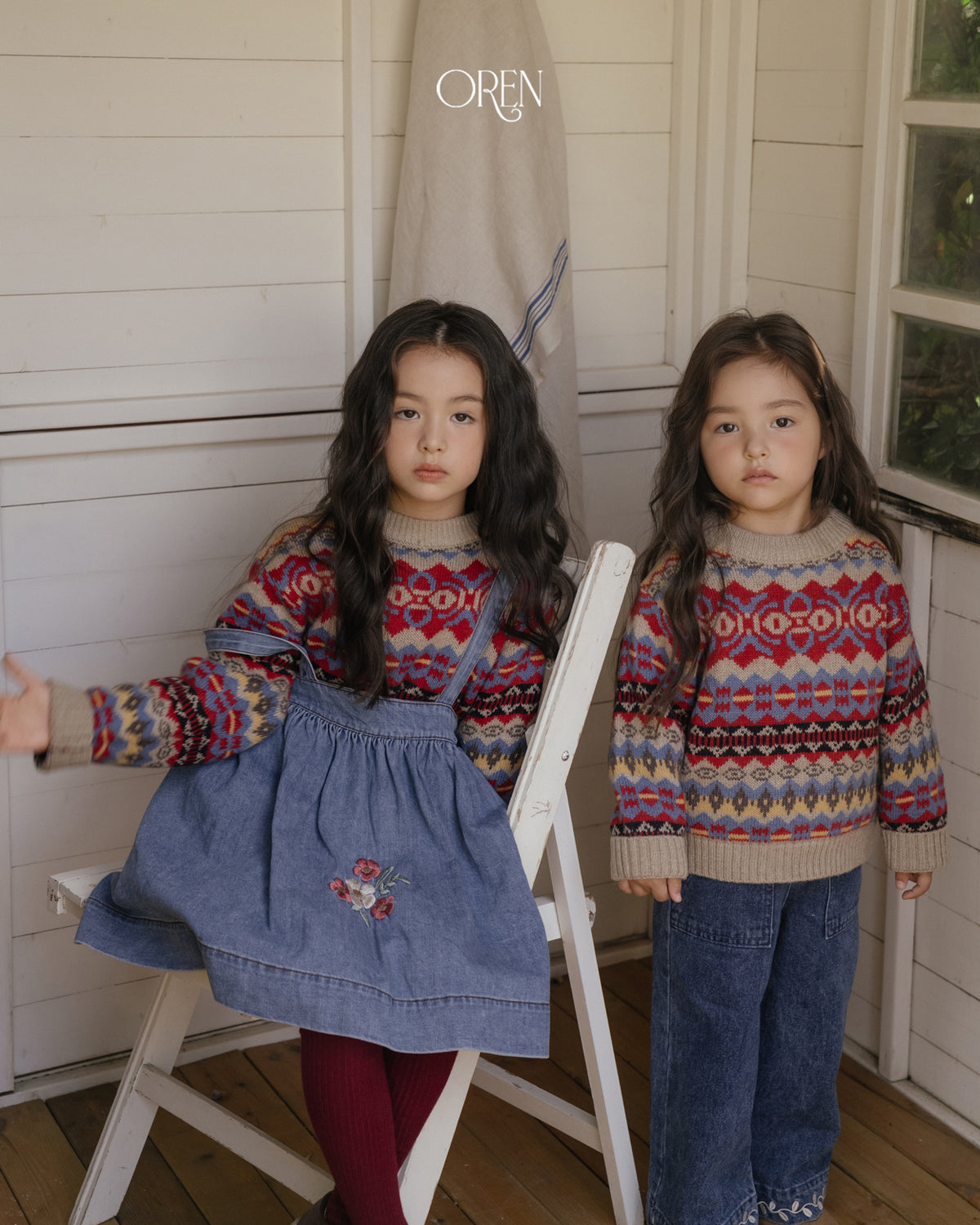 【OREN】Adeline multi wool knit