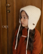 【OREN】flip knit brim beanie