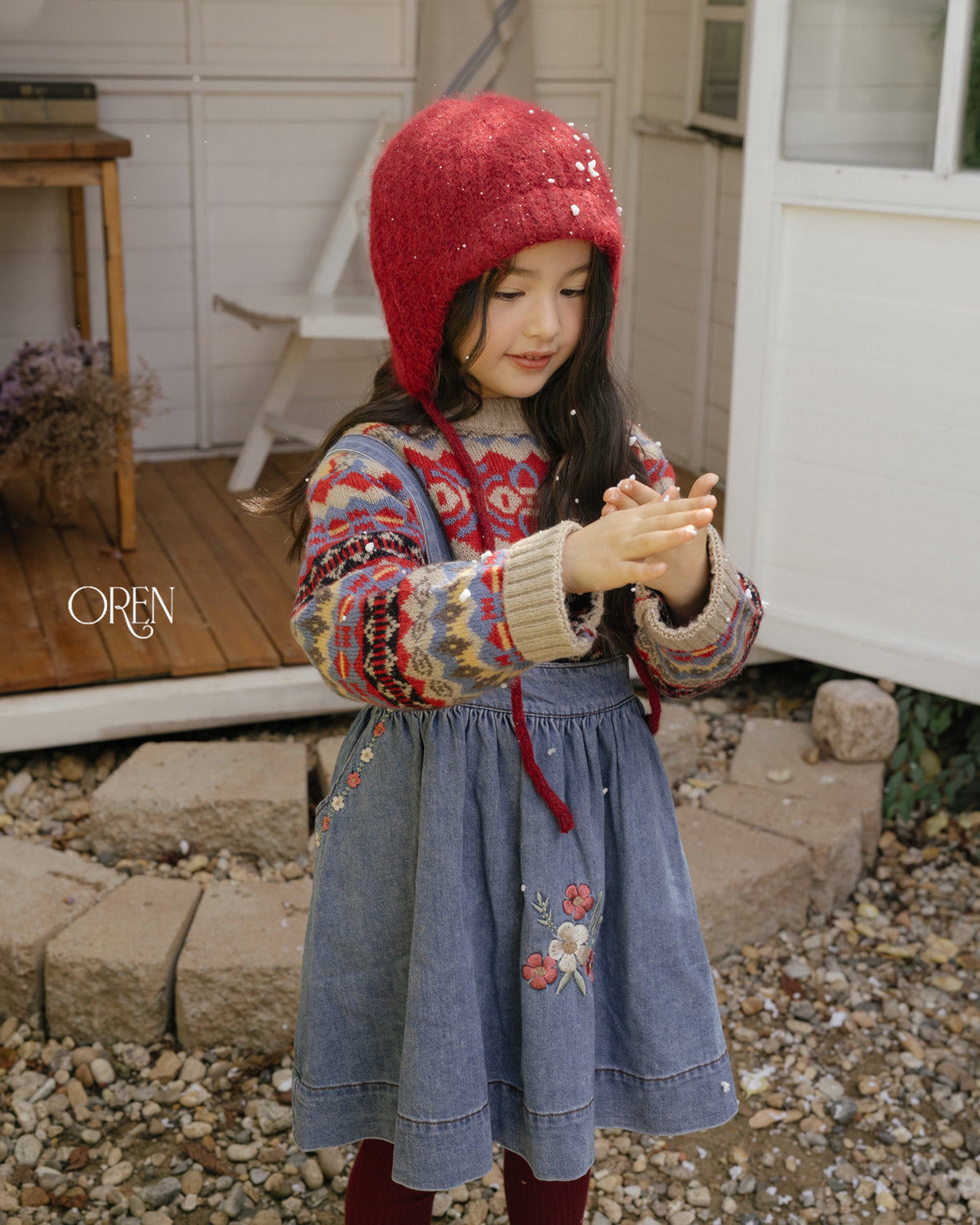 【OREN】blumei jumper skirt