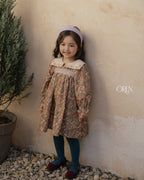 【OREN】bonjour square-collar dress