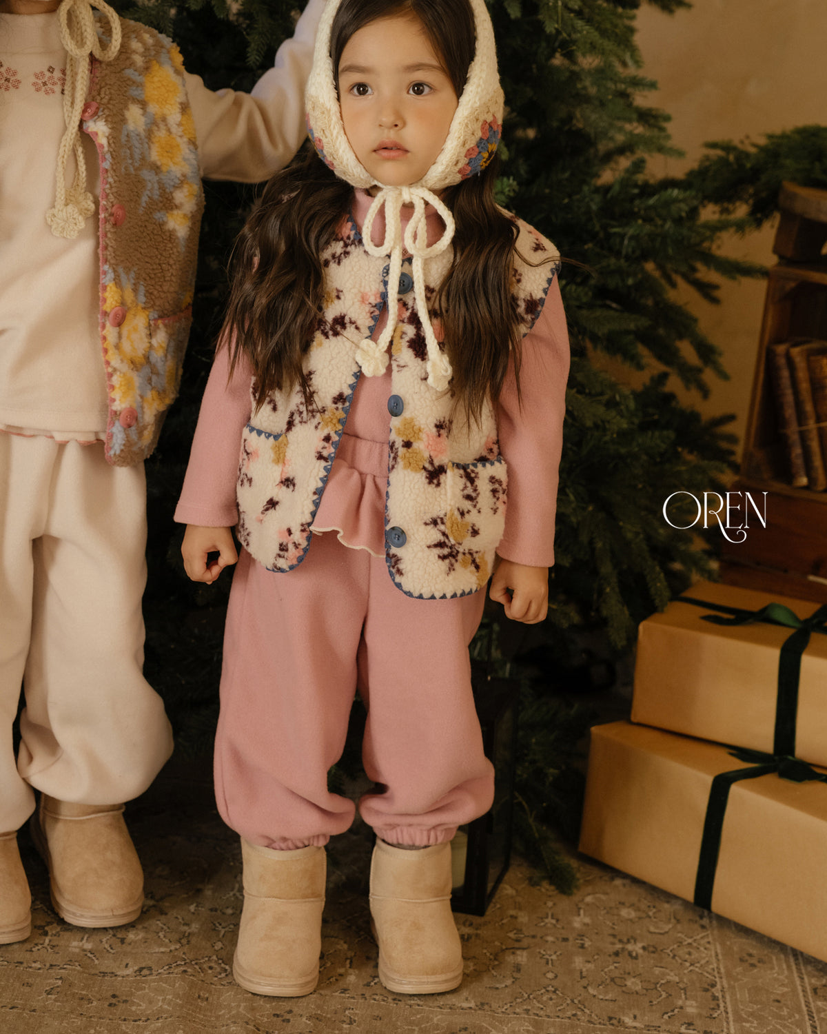 【OREN】florette sherpa vest