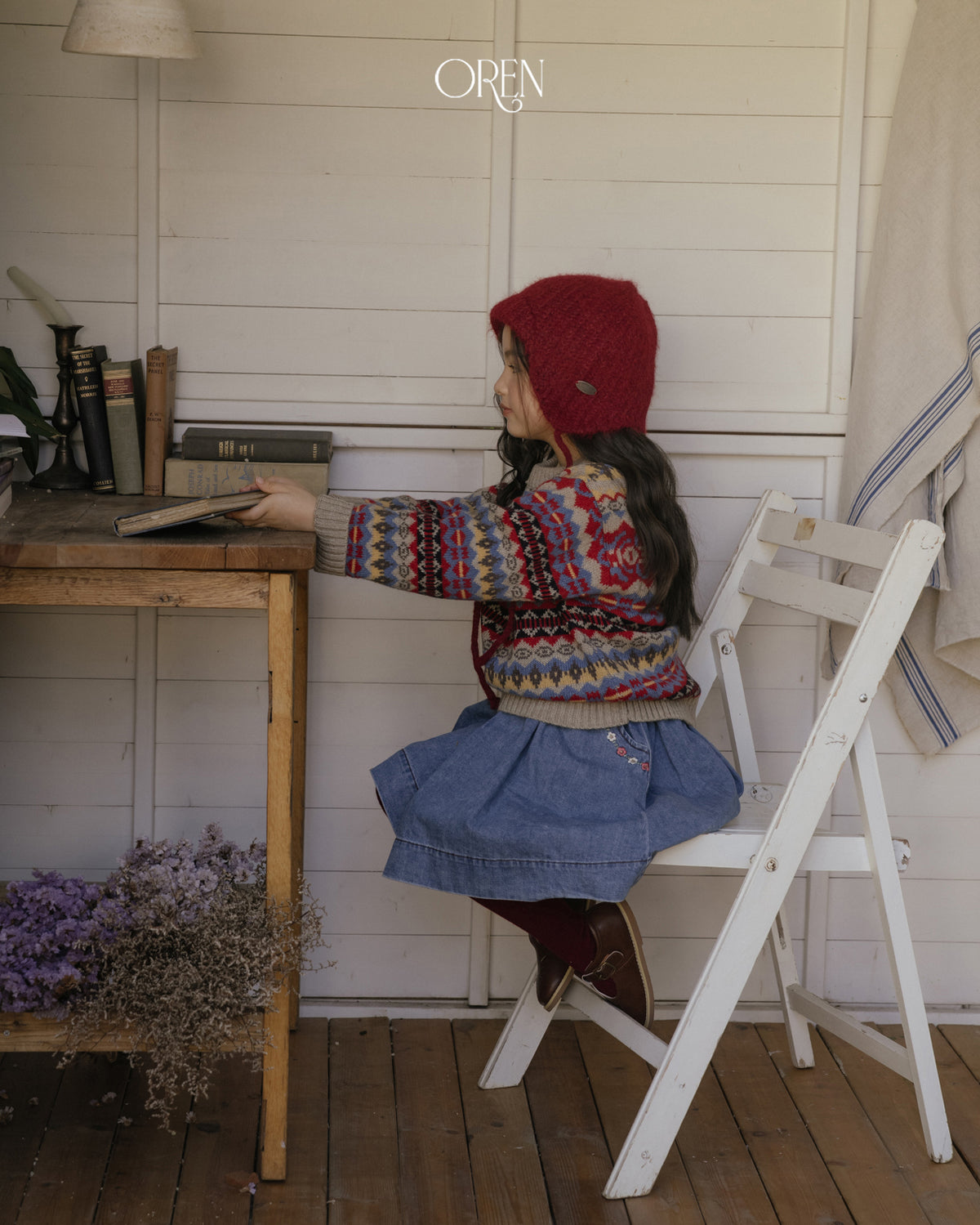 【OREN】blumei jumper skirt