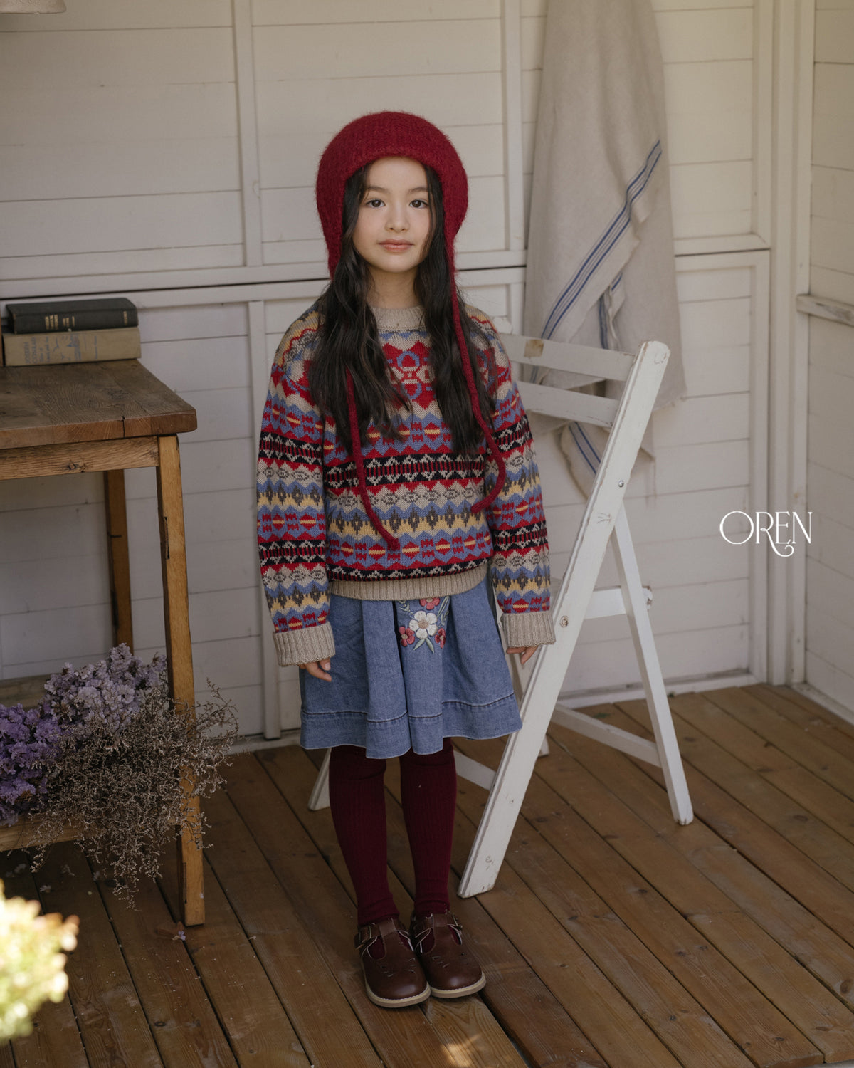 【OREN】blumei jumper skirt