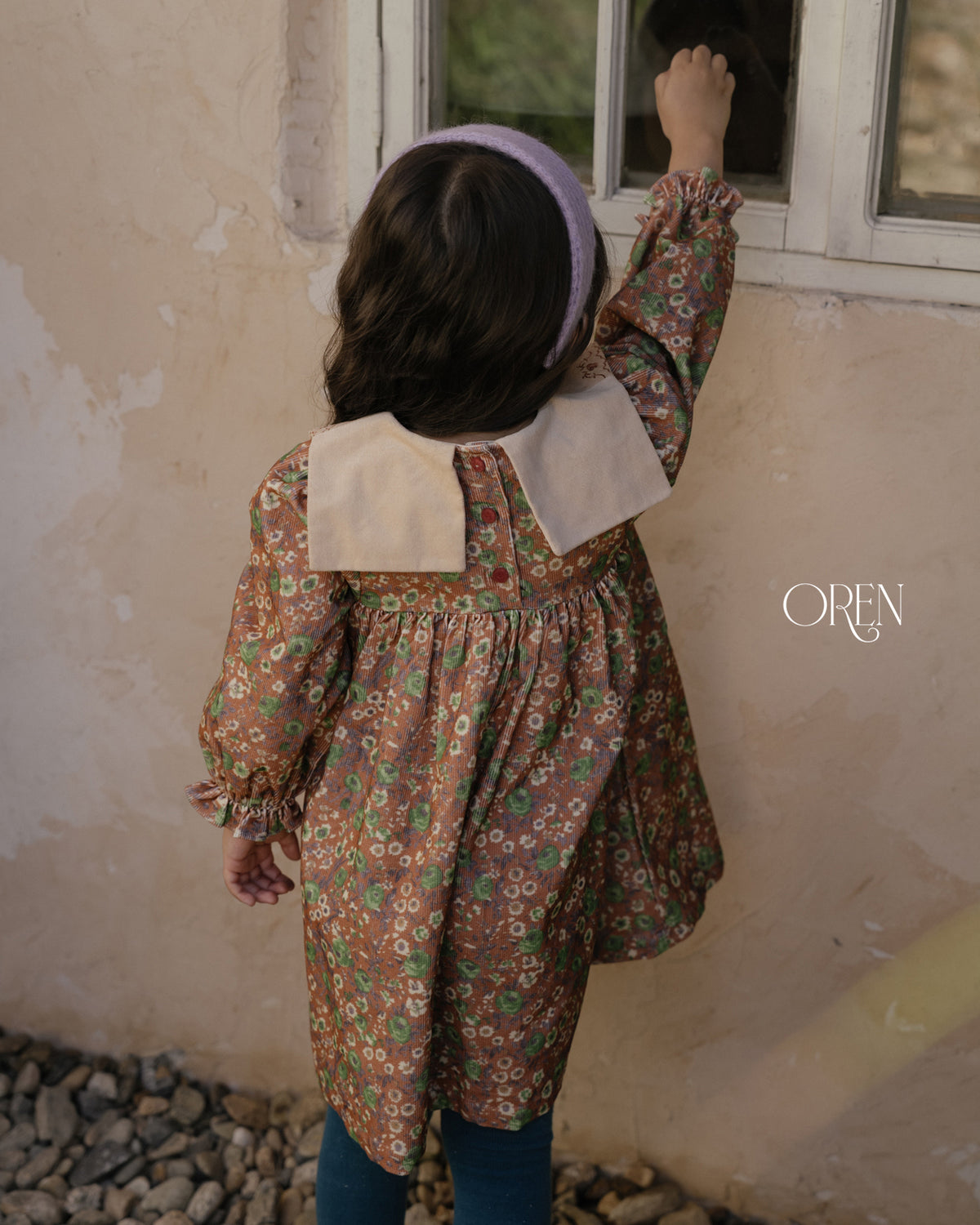 【OREN】bonjour square-collar dress