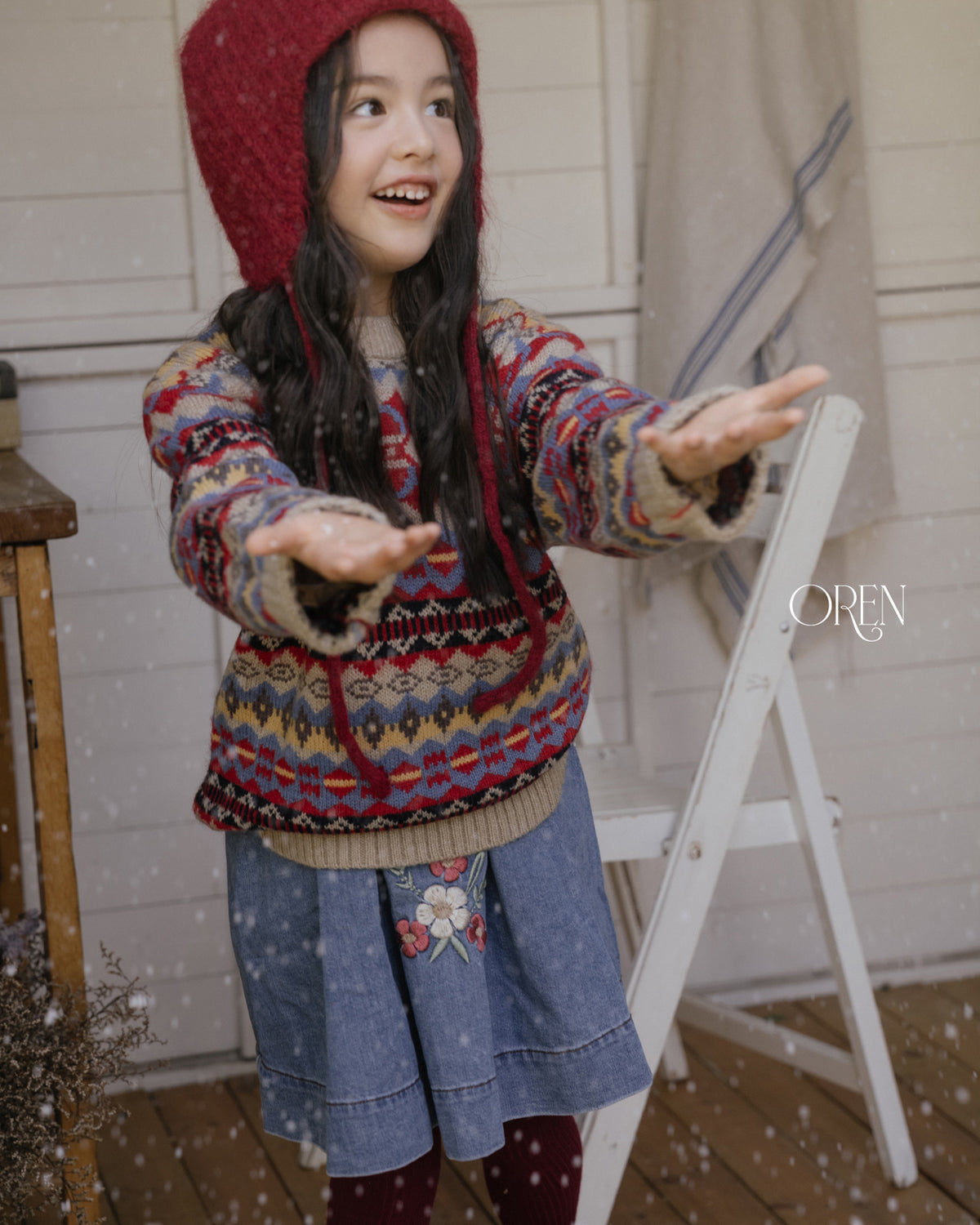 【OREN】blumei jumper skirt