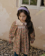 【OREN】bonjour square-collar dress