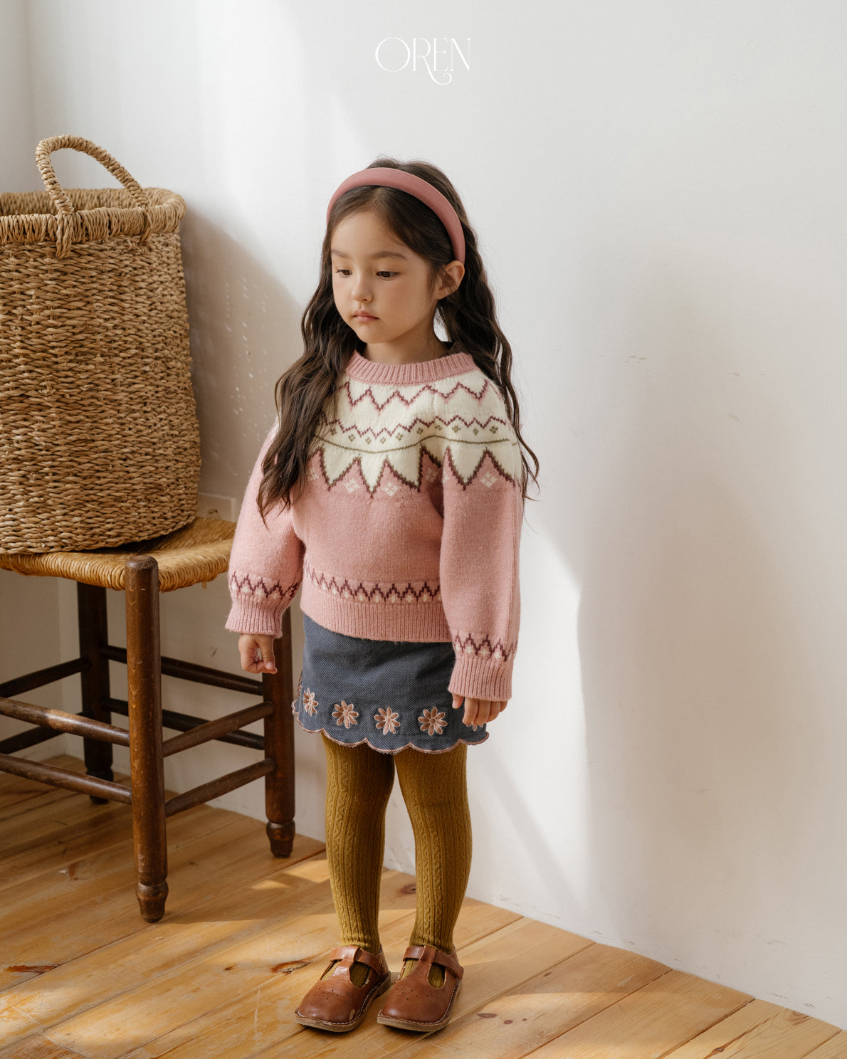 【OREN】marmont cable knit tights