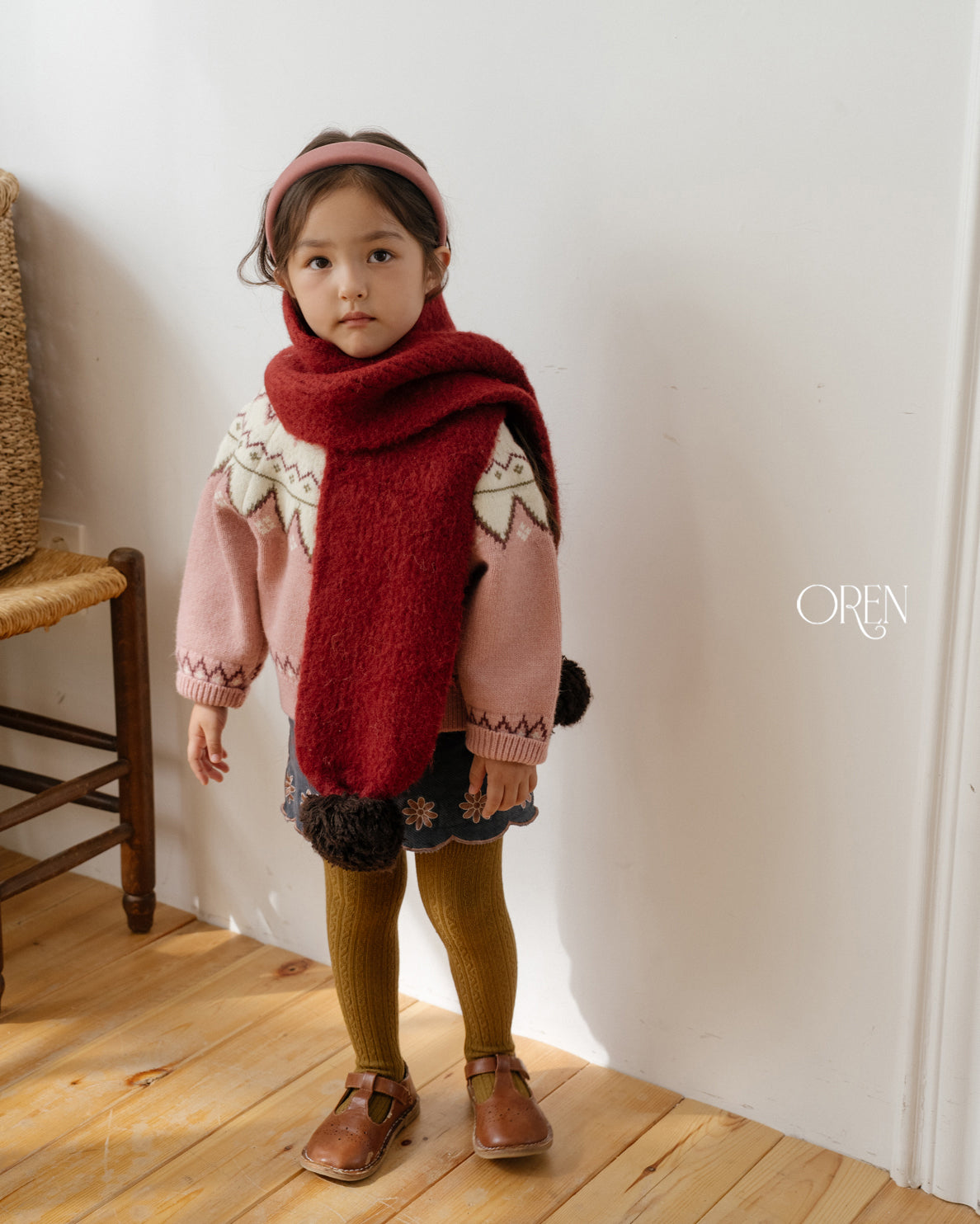 【OREN】marmont cable knit tights
