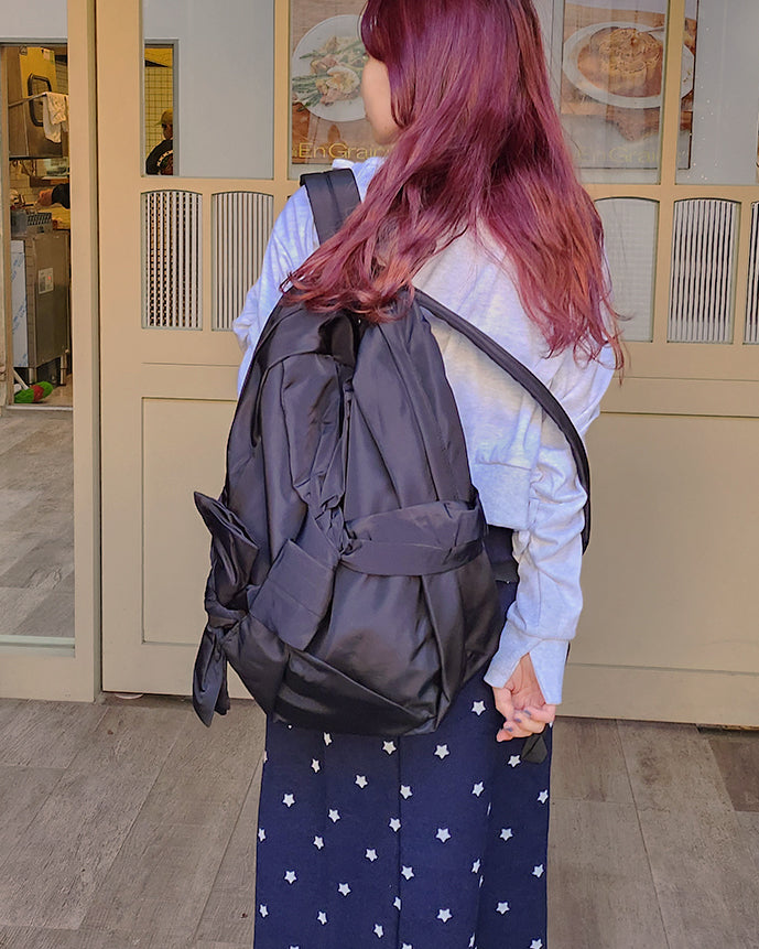 big ribbon backpack