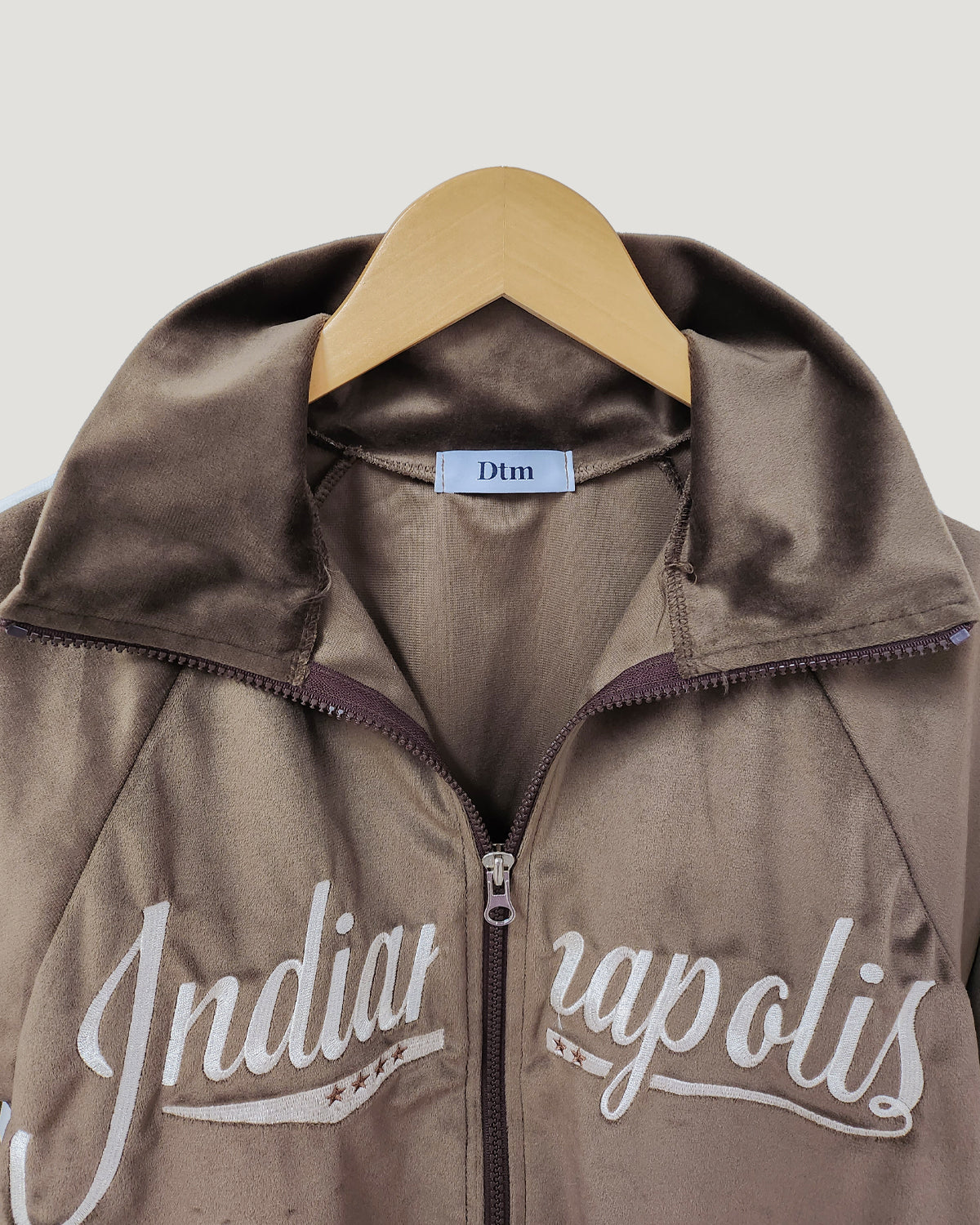 velvet track jacket