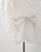 rose motif volume tunic