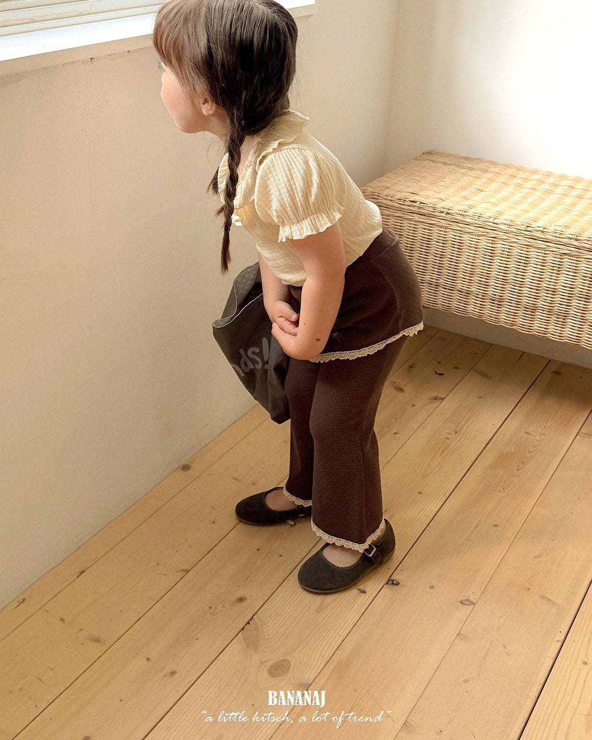 【BANANAJ】jardin skirt pants