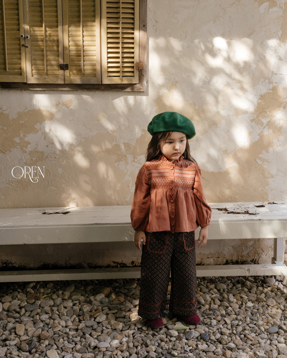 【OREN】mareu jabara padded pants(1oz)