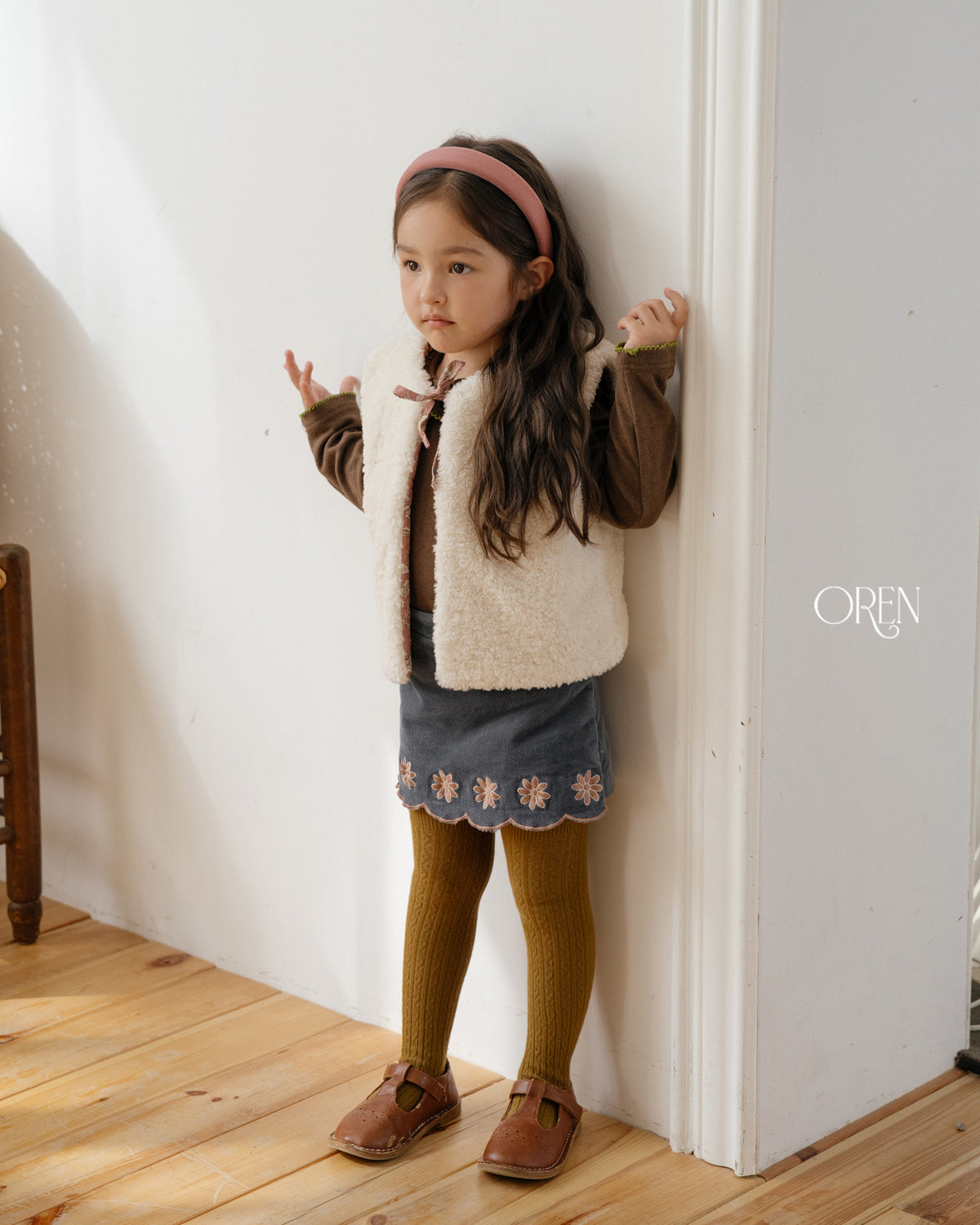 【OREN】marmont cable knit tights