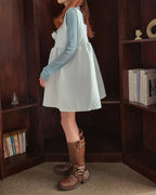 rose corsage set emboss tunic
