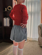lace point balletcore short pants