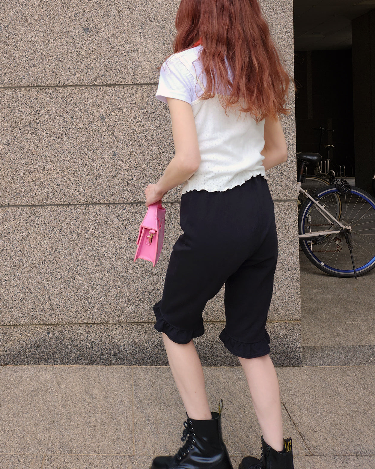 frill half pants