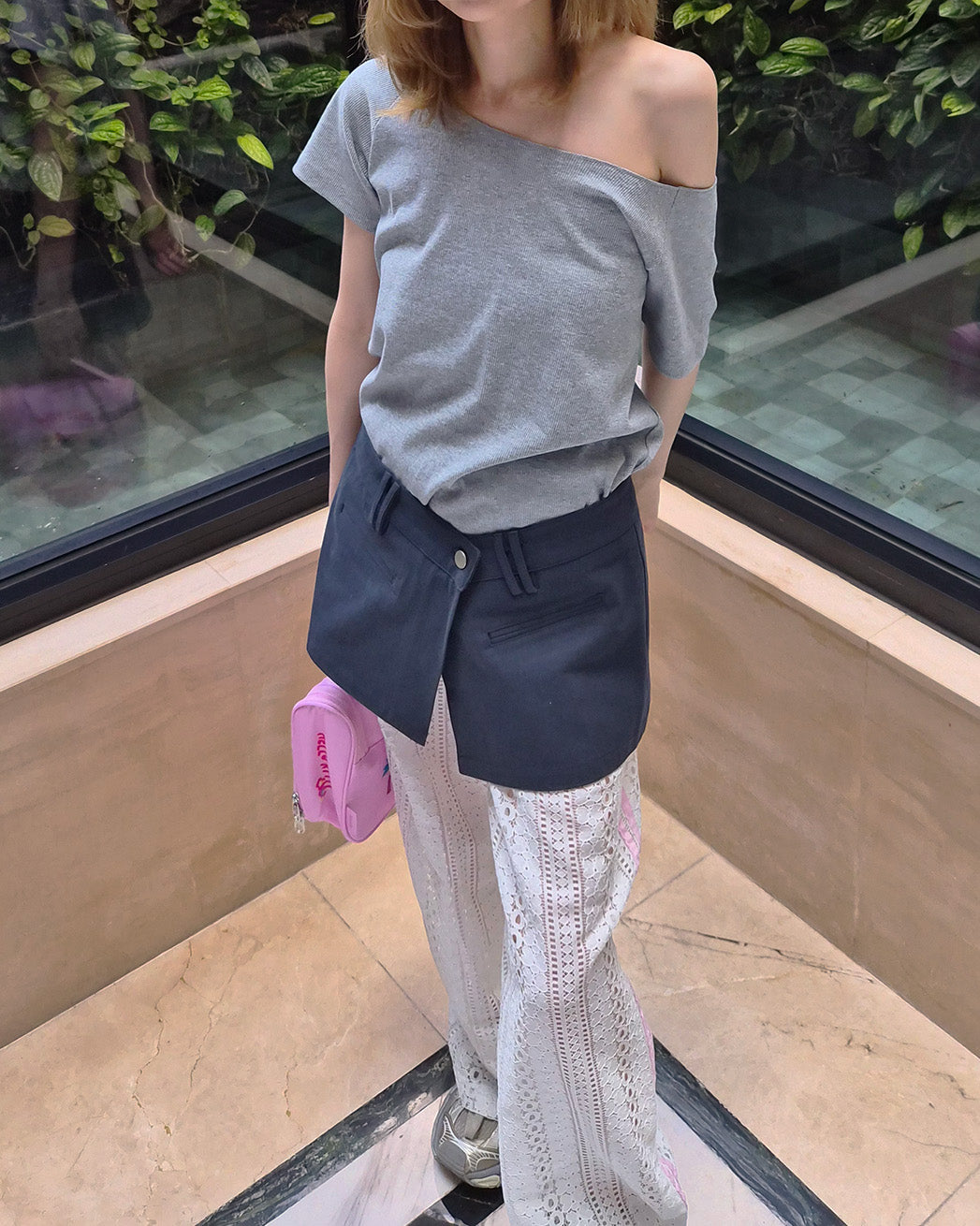 layered wrap skirt