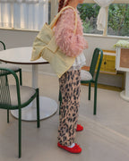 loop knit short cardigan