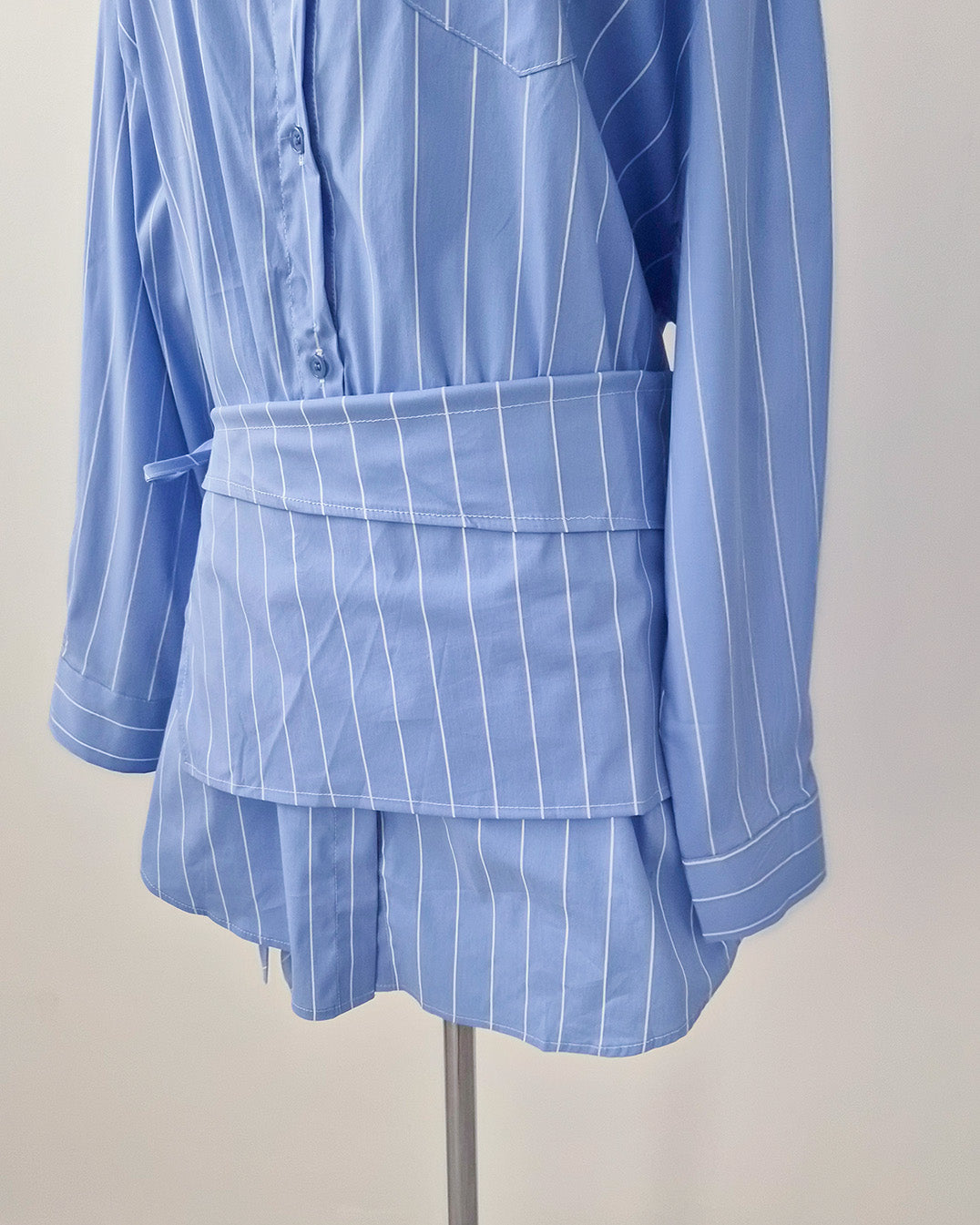 stripe layered shirts