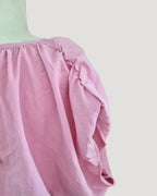 volume balloon sleeveless nylon top