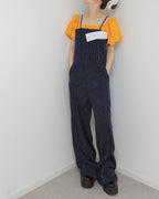 pinstripe design jumpsuit