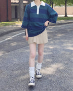 stripe rugger T