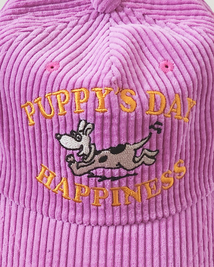 puppy corduroy cap