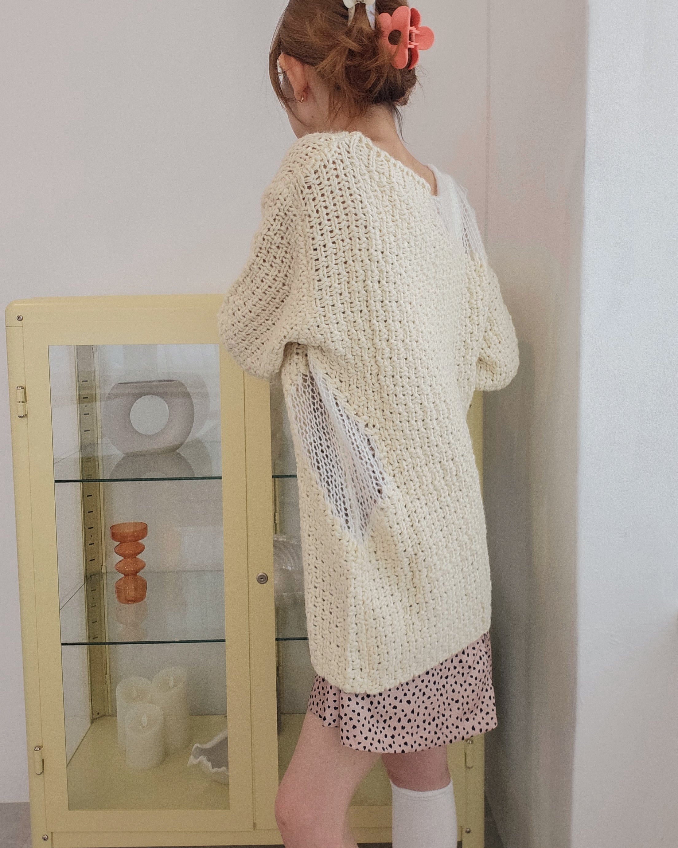 damage chunky knit