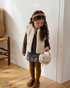 【OREN】lavender bear padded vest (2oz)