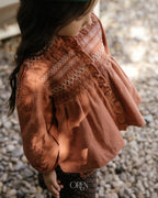 【OREN】merci smock blouse