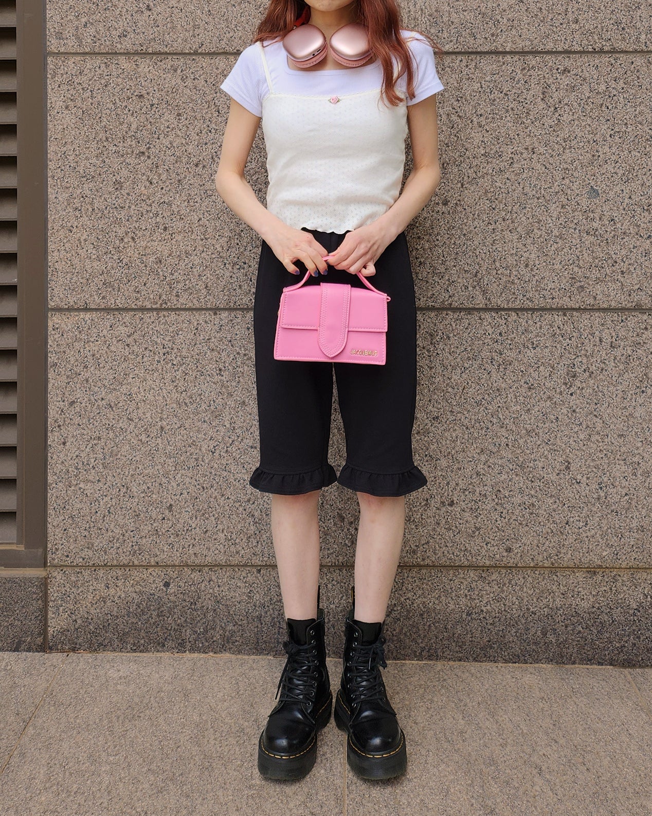 frill half pants