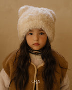 【OREN】cat faux fur beanie