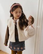 【OREN】lavender bear padded vest (2oz)