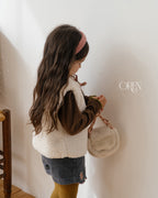【OREN】lavender bear padded vest (2oz)