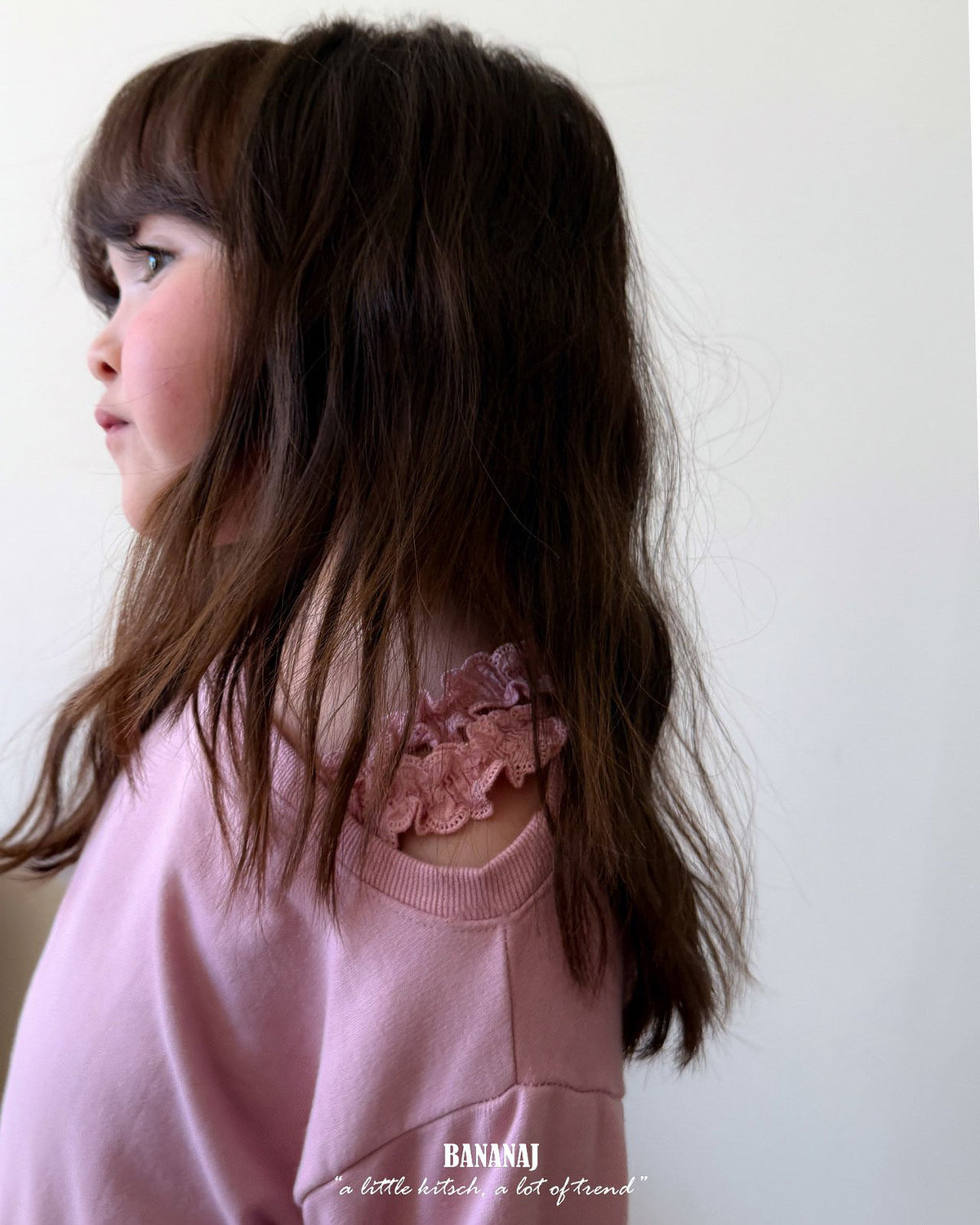 【BANANAJ】shoulder sweatshirt