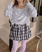 ribbon shirring top