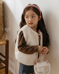 【OREN】lavender bear padded vest (2oz)