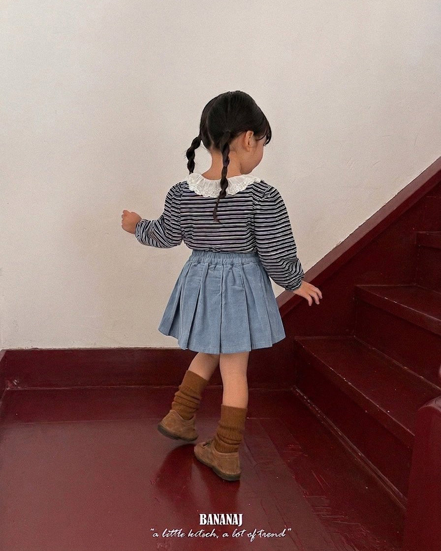 【BANANAJ】puella collar tee