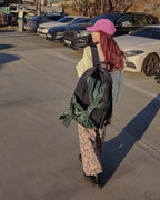 big ribbon backpack