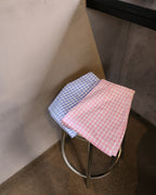 gingham check low waist micro mini skirt