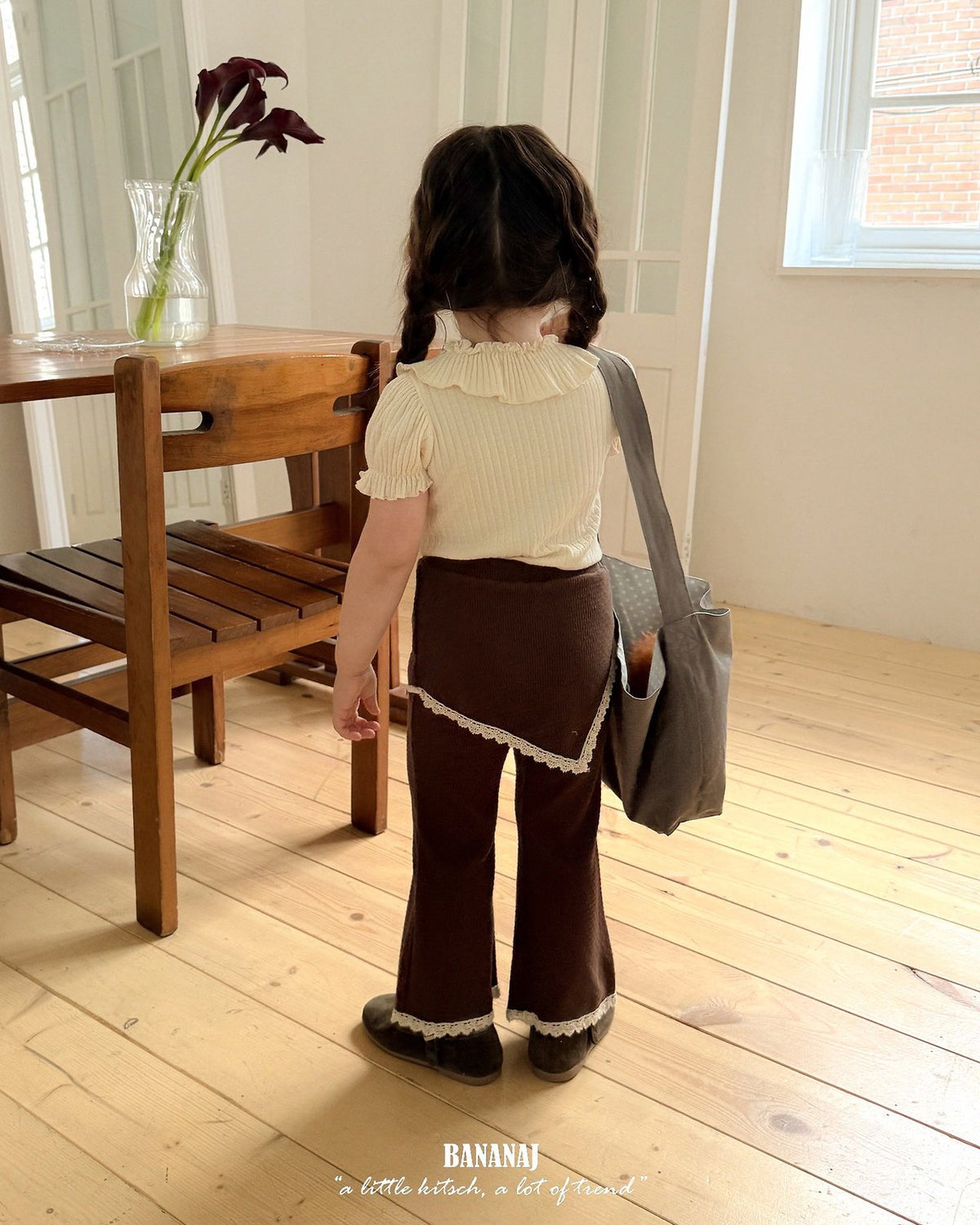 【BANANAJ】jardin skirt pants