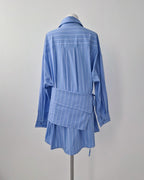 stripe layered shirts