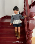 【BANANAJ】heart pocket peanuts short pants