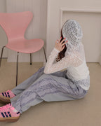 lace line nylon pants