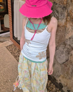 plumeria flower camisole