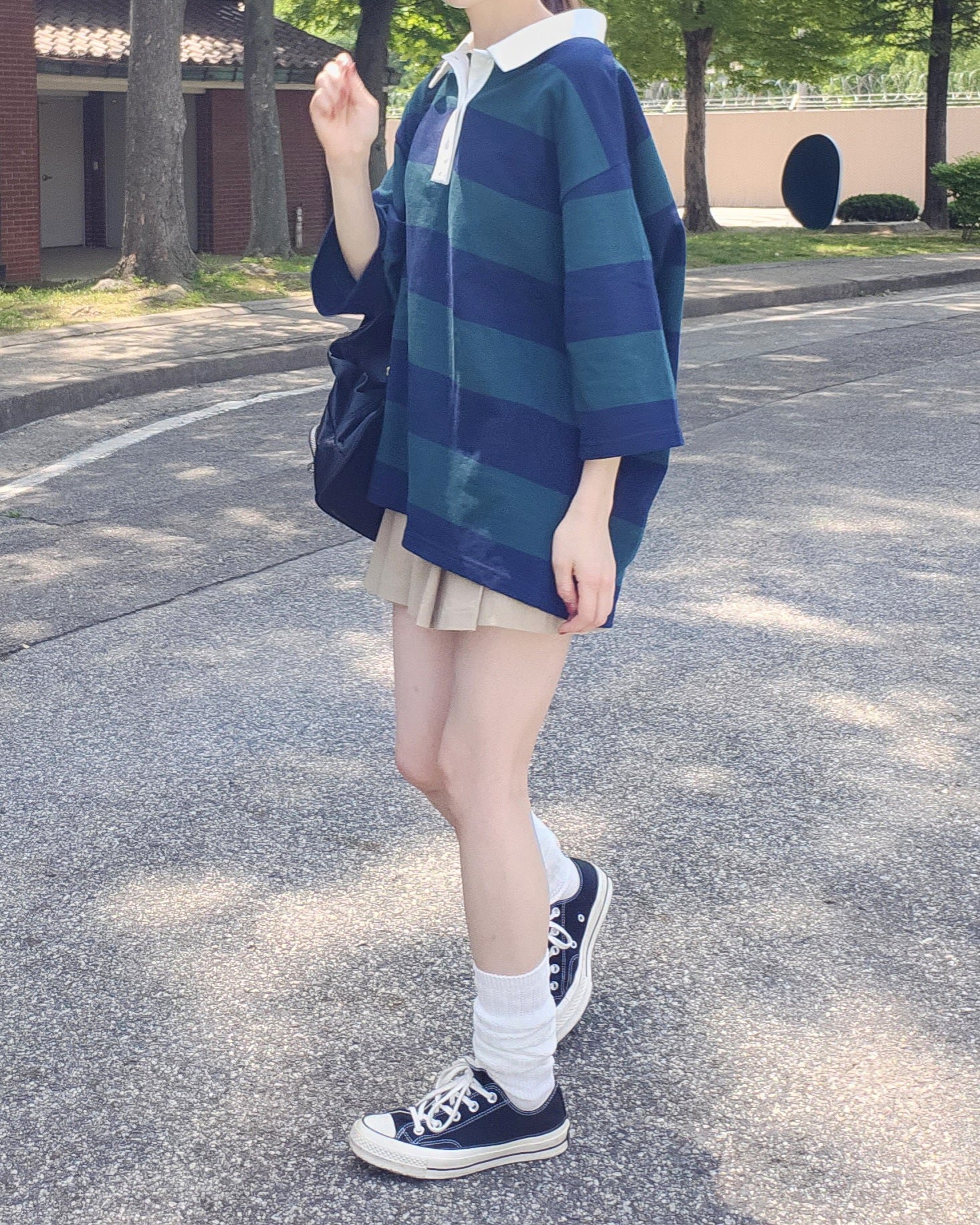 stripe rugger T