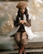 【OREN】shirley sherpa fur vest