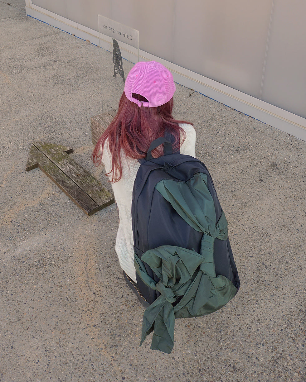 big ribbon backpack