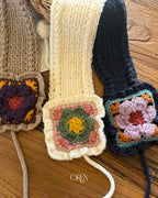 【OREN】tiji flower knit hairband
